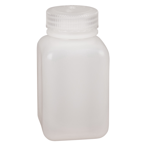 Nalgene 2114-0008 Easy-Grip Space-Saver Bottles, Square, 8 oz., Plastic