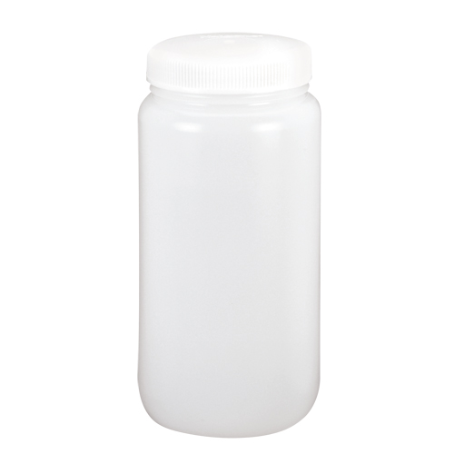 Nalgene 2120-0010 Wide-Mouth Bottles, Round, 1 gal., Plastic