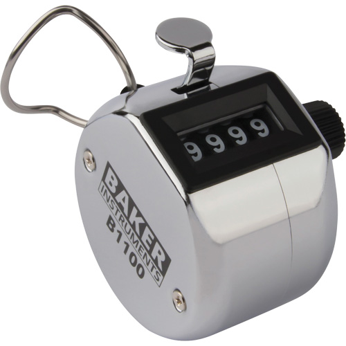 Baker B1100 Hand Tally Counters, 4 Digits
