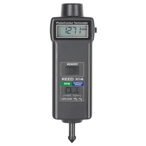 Reed Instruments R7140-NIST Tachym&egrave;tre avec certificat de calibration, Contact