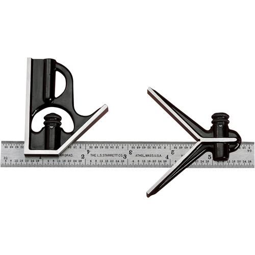 Starrett 33JH-6-16R Ensembles de petites &eacute;querres, 6" lo, Acier, Ordinaire