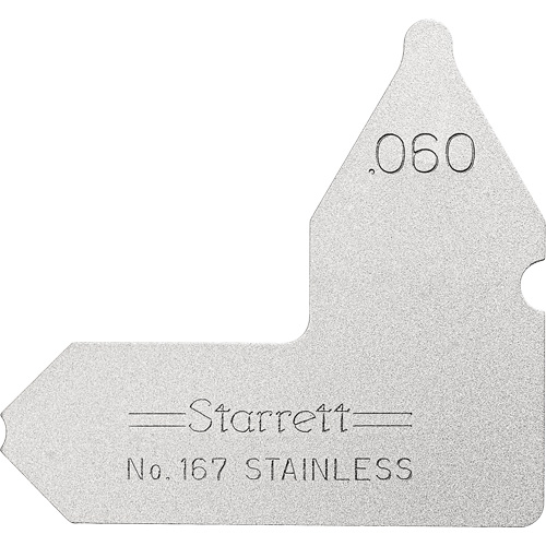 Starrett 167-060 Jauge de rayon individuel