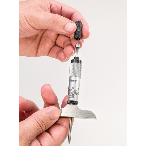 Micrometro Di Profondità Starrett 440MZ-75RL - Intervallo 0-75mm, Base 63.5mm - Foto 5