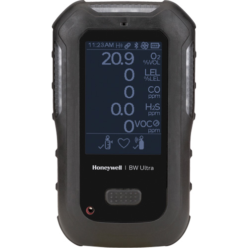 Honeywell HU-X1W1H1M1Q1-B-N D&eacute;tecteur 5 gaz BW Ultra, 5 Gaz, LEL - CO - H2S - O2 - VOCs