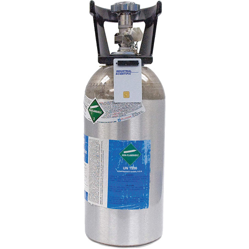 Industrial Scientific  18109159 Calibration Gas, 4 Gas Mix, CO/H2S/LEL/O2, 650 Litres
