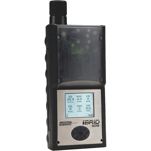 Industrial Scientific  MX6-K123R211 MX6 iBrid&reg; Multi-Gas Detector, 5 Gas, LEL - CO - H2S - O2 - VOCs