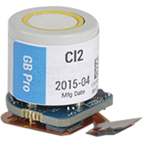 Industrial Scientific  17124983-7 GasBadge&reg; Pro Gas Monitor Sensor, Single Gas, CL2