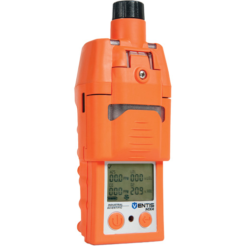 Industrial Scientific  VTS-K1432111101 D&eacute;tecteur multigaz portable MX4 Ventis, 4 Gaz, LEL - CO - NO2 - O2