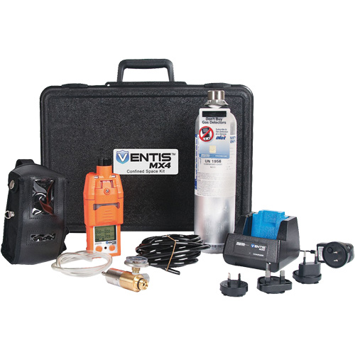 Industrial Scientific  VK-K1232111111-CA Trousse de d&eacute;tecteur multigaz Ventis MX4, 4 Gaz, LEL - CO - H2S -O2