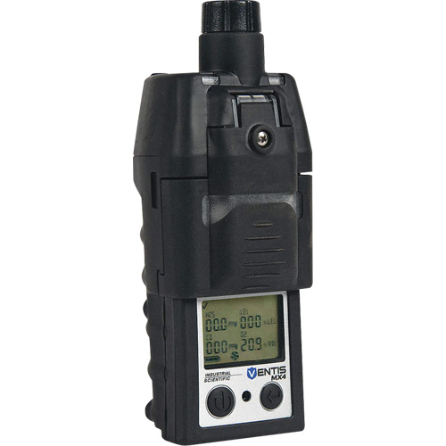 Industrial Scientific  VTS-K1032110101 D&eacute;tecteur de gaz &agrave; port&eacute;e &eacute;tendue Ventis MX4 avec pompe, 3 Gaz, CO/LEL - O2