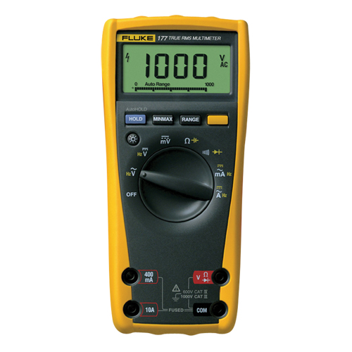 Fluke 177/EFSP 177 True-RMS Digital Multimeter, AC/DC Voltage, AC/DC Current