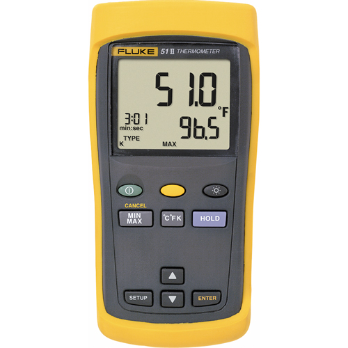 Fluke 51-2 Thermom&egrave;tre 51-2, Contact, Num&eacute;rique