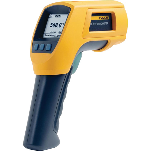 Fluke 568 568 Infrared Thermometer, -40°- 1472° F ( -40° - 800° C ), 50:1, Adjustable Emmissivity