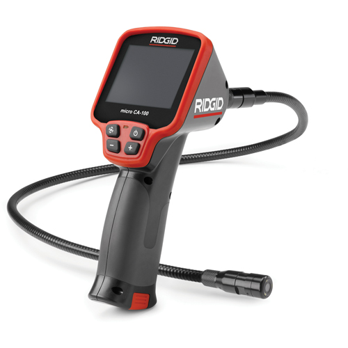 Ridgid 36848 Micro CA-150 Inspection Camera, 3.5" L x 3.5" W Display, 320 x 240 pixels, 17 mm (2/3") Camera Head