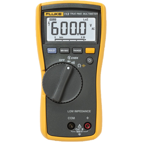 Fluke 113 Multim&egrave;tre num&eacute;rique 113, Tension c.a./c.c.