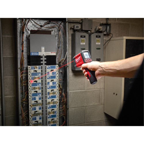 Milwaukee 2268-20 Infrared Temperature Gun, -22° - 1022° F ( -30° - 550° C ), 12:01/12:1, Fixed Emmissivity