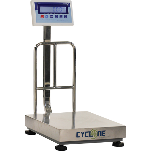 Kilotech K850130 Balance &agrave; plateforme et d'&eacute;tabli Cyclone 150, Capacit&eacute; de 300 lb / 150 kg, 15-3/4" lo x 19-7/10" la