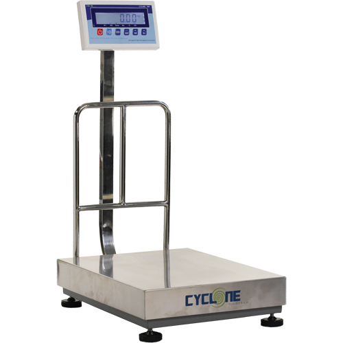 Kilotech K850131 Balance &agrave; plateforme et d'&eacute;tabli Cyclone 300, Capacit&eacute; de 600 lb / 300 kg, 17-3/4" lo x 23-3/5" la