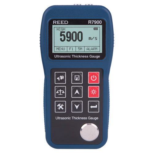 REED Ultrasonic Thickness Gauge with NIST Certificate NJW180 (R7900NIST) Shop Thickness Gauge