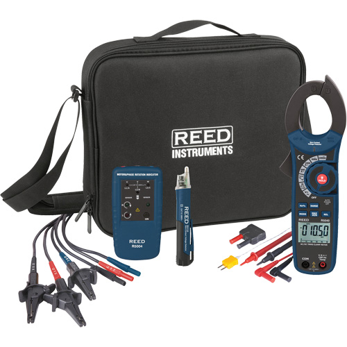 Reed Instruments R5004-KIT Phase Rotation/Clamp Meter Kit 