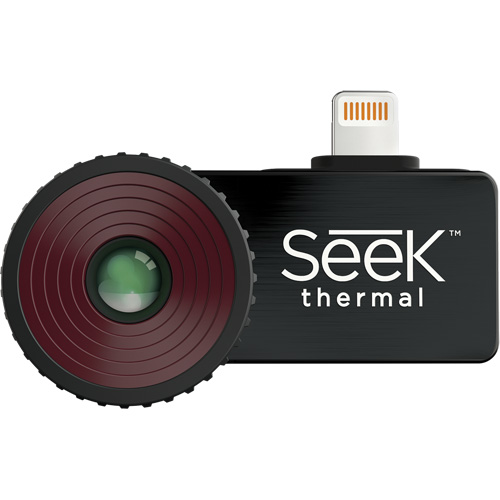Seek Thermal LQ-AAAX Compact Pro Fast Frame Thermal Camera for iOS, 206 x 156 pixels, -40.0° - 330°C (-40.0° - 626°F), 70 mK