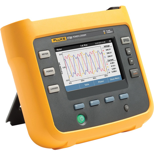 Fluke 1738/EUS 1738 3-Phase Advance PowerLogger with Current Probes