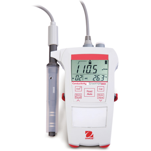 Ohaus ST300C-G Starter 300C Portable Conductivity Meter