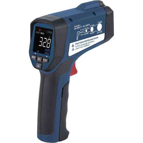 Reed Instruments R2330-NIST Thermom&egrave;tre &agrave; infrarouge avec certificat de calibration, -26°- 2282° F (-32° - 1250° C), 50:1, &eacute;missivit&eacute; Ajustable