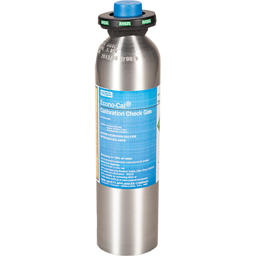 MSA 711066 Calibration Testing Gas Cylinder, 1 Gas Mix, CL2, 34 Litres