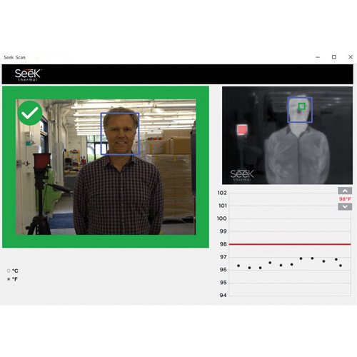 Seek Thermal IC586 Seek Scan Body Temperature Screening Thermal Camera Kit