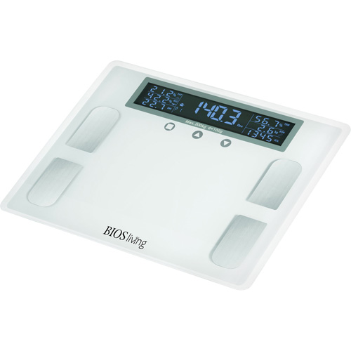 BIOS SC401_ P&egrave;se-personne imp&eacute;dancem&egrave;tre num&eacute;rique haut de gamme, Capacit&eacute; 441 lb, Graduations 100 g