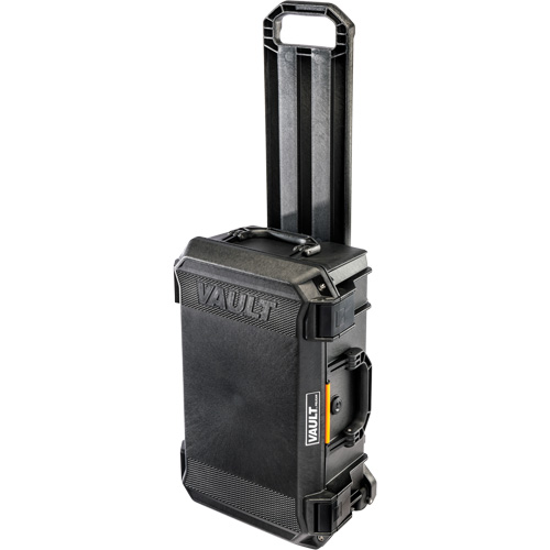 Pelican VCV525-0040-BLK Vault Rolling Case with Padded Dividers, Hard Case