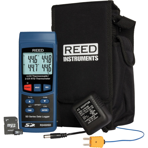 Reed Instruments R2450SD-KIT Data Logging Thermocouple Thermometer Kit
