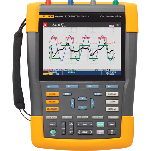 Fluke 190-504-III-S Oscilloscope ScopeMeter avec progiciel FlukeView-2