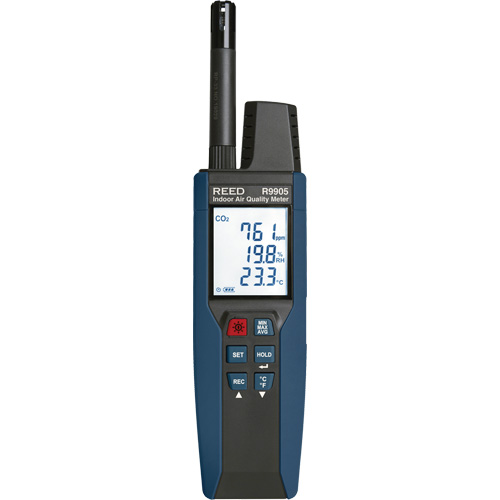 Reed Instruments R9905-NIST Data Logging Indoor Air Quality Meter with ISO Certificate