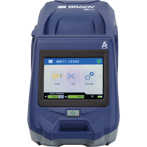 Brady M611 Bluetooth Label Printer, 4.46" Tape