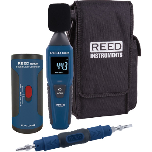 Reed Instruments R1620-KIT R1620 Smart Series Sound Level Meter Kit, 30 - 130 dB Measuring Range