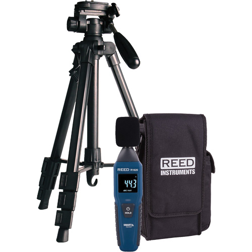 Reed Instruments R1620-KIT2 R1620 Smart Series Sound Level Meter with Tripod, 30 - 130 dB Measuring Range