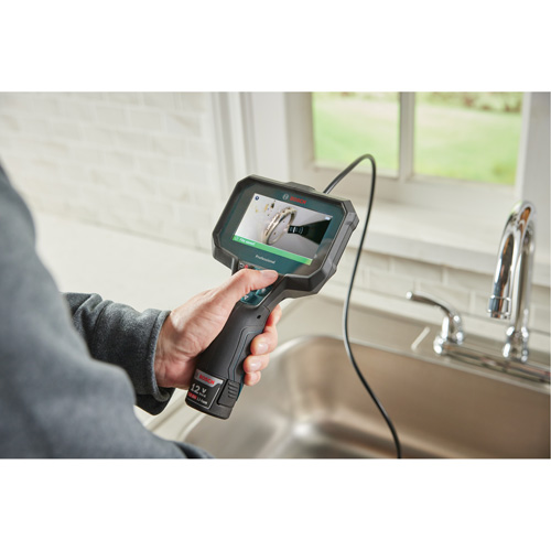 Bosch GIC4-23C Cam&eacute;ra d'inspection portable professionnelle 12 V Max, 4" Affichage