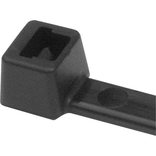 Hellermann Tyton Canada T18I0M4 Attaches de c&acirc;ble PA66, Longueur 5-1/2", R&eacute;sistance &agrave; la traction 18 lb, Noir