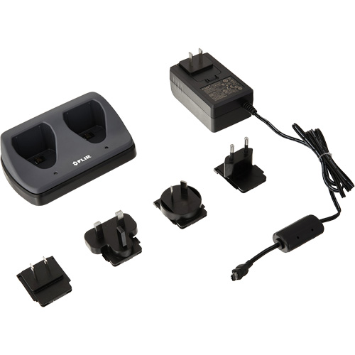 FLIR T198126 2-Bay Battery Charger for T6xx & T1K Series