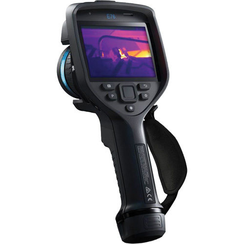 FLIR 78518-1101 E76 Advanced Thermal Imaging Camera with 24° Lens, 320 x 240 pixels, -20° - 650°C (-4° - 1202°F), 30 mK