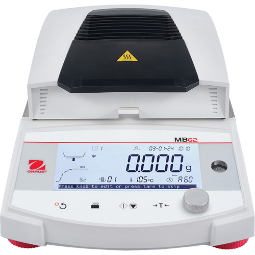 Ohaus 30971929 Analyseur d'humidit&eacute; par chauffage de la fibre de carbone MB62