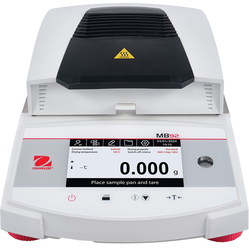 Ohaus 30971930 MB92 Carbon Fiber Heating  Moisture Analyzer