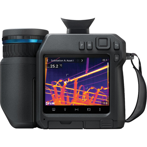 FLIR 89212-0201 T865 High-Performance Handheld Infrared Camera with 6° & 24° Lens, 640 x 480 pixels, -40° - 2000°C (-40° - 3632°F), 40 mk/50 mK