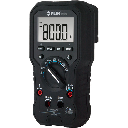 FLIR DM66 True RMS Digital Multimeter for Electrical & Field Service, AC/DC Voltage