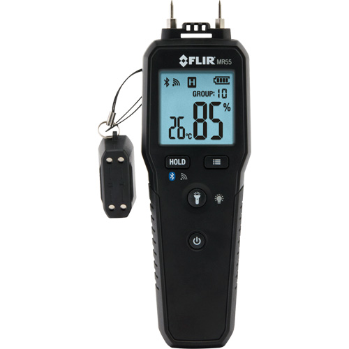 FLIR MR55 Pin Moisture Meter with Bluetooth&reg;, 1 - 99% Moisture Range