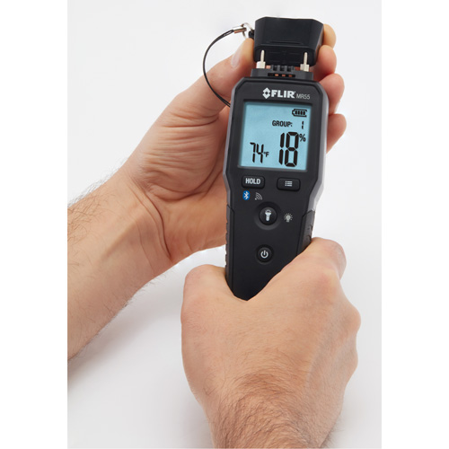 FLIR MR55 Pin Moisture Meter with Bluetooth&reg;, 1 - 99% Moisture Range