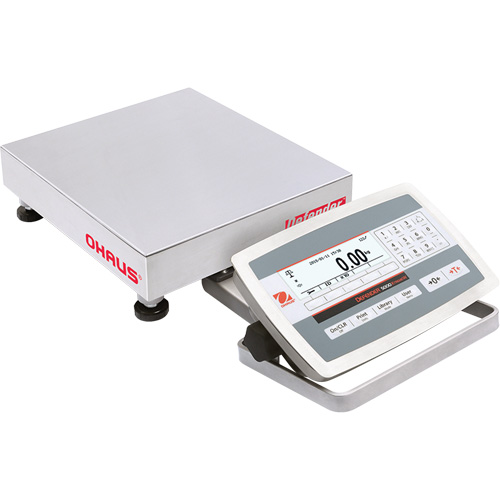 Ohaus 30461665 DEFENDER 5000 Multifunctional Stainless Steel Washdown Bench Scale, 50 lbs. Cap., 0.002 lbs. Graduations