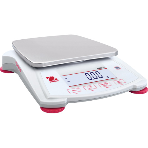 Ohaus 30253023 Balance de pr&eacute;cision portative SCOUT SPX, Capacit&eacute; 2200 g, Graduations 0,01 g